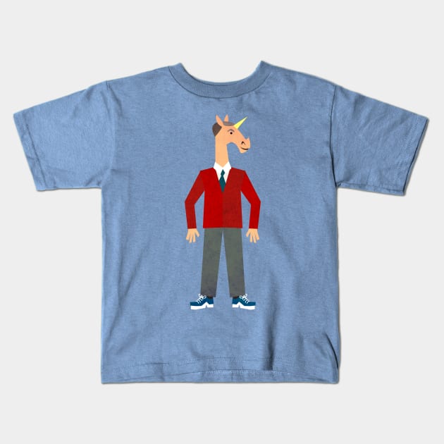 Mr Unicorns’ Neighborhood Kids T-Shirt by Thatssounicorny